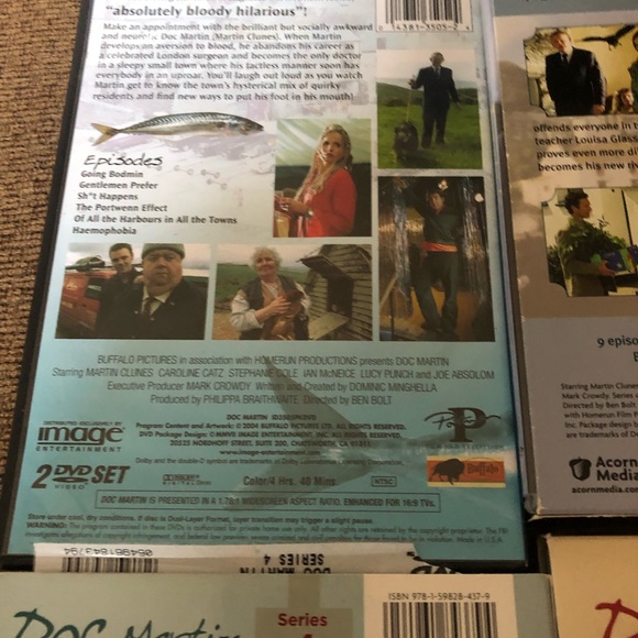 Doc Martin Tv Series  DVD Season 1-4 Acorn Media Tested - Picture 7 of 9